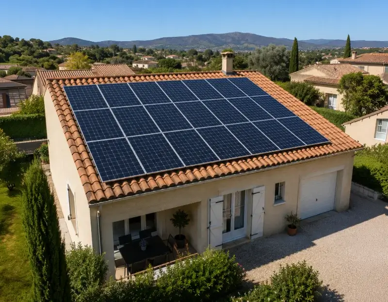 Prime à l'autoconsommation panneaux solaires Le Temple — aide financière de l'État